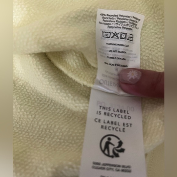 Outerknown Women's Hightide Hooded Terrycloth Swim Coverup Casual Dress Sz M NWT - Picture 6 of 8